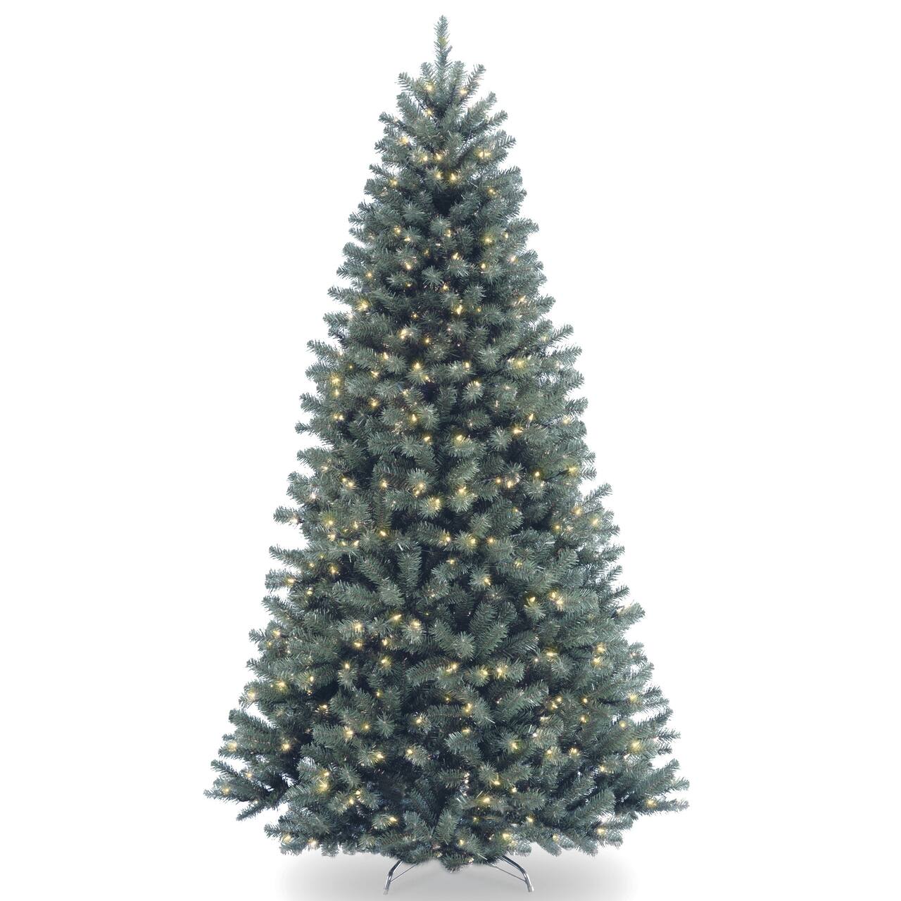 6.5ft. Pre-Lit North Valley® Blue Spruce Artifical Christmas Tree, Clear Lights